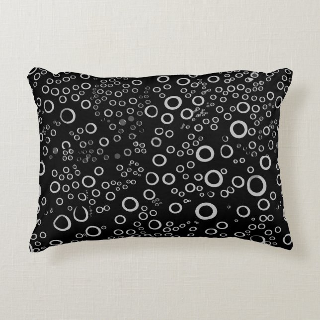 Simple Circle Pattern  Decorative Cushion (Front)