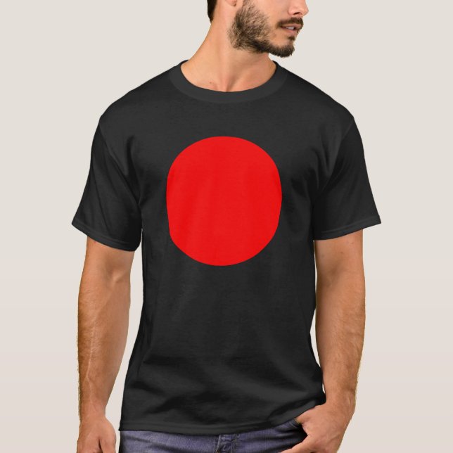 Simple Circle - Red T-Shirt (Front)