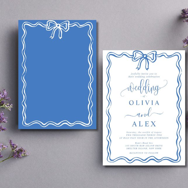  Simple Classic Doodles Wedding Invitation (Creator Uploaded)