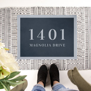 Simple Classic House Number & Address Doormat