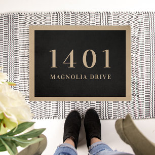 Simple Classic House Number & Address Doormat
