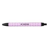Simple Classic Modern Pink & Black Polka Dots