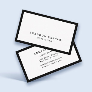 Simple Classic Modern Professional Business Card