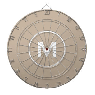 Simple Classic Monogram Dartboard