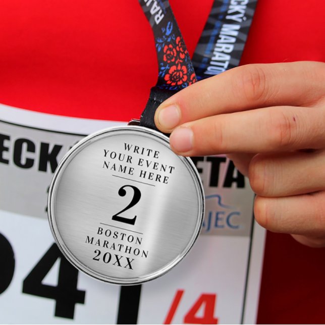 Simple Classic Silver Medal Competition 2nd Prize Metal Tree Decoration (Creator Uploaded)