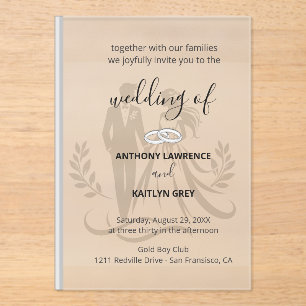 Simple Classic Wedding Invitation – Customizable