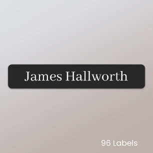 Simple Classy Name Editable Text Waterproof