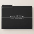 Simple Classy White Text on Black