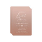 Simple Clay Terracotta & Blush Ombre Bridal Shower