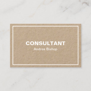 Simple Clean Frame Classic Business Card