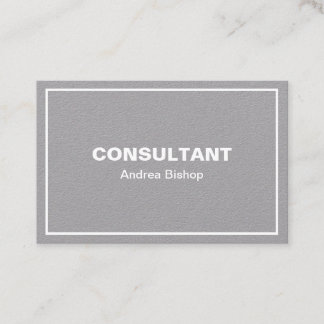 Simple Clean Frame Classic Business Card