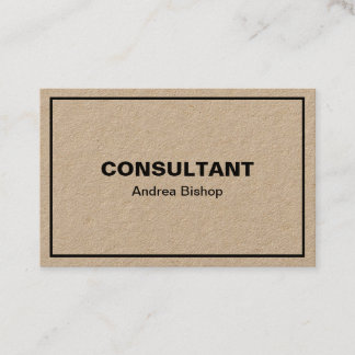 Simple Clean Frame Classic Business Card