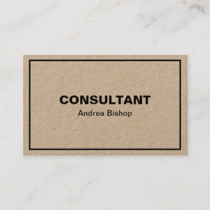Simple Clean Frame Classic Business Card
