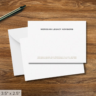 Simple Clean Minimalist Business Card