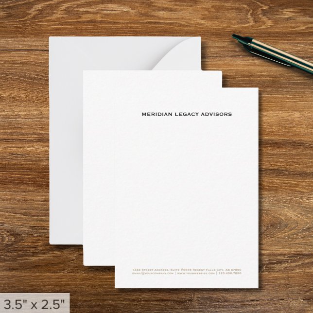 Simple Clean Minimalist Business Card (Creator Uploaded)