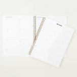 Simple Clean Minimalist Dotted Lines personalise Planner<br><div class="desc">Simple clean minimalist notepad style planner notebook with grey dotted lines. The title "My Notes" is a template that you can personalise to any text you like - or delete it.</div>