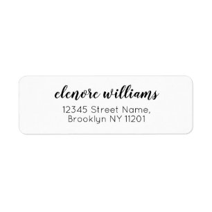 Simple Clean Modern Elegant Black Grey Script