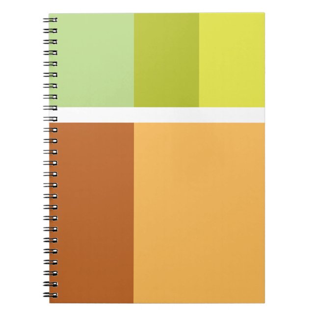 Simple Clean Modern Minimal Spiral Notebook (Front)