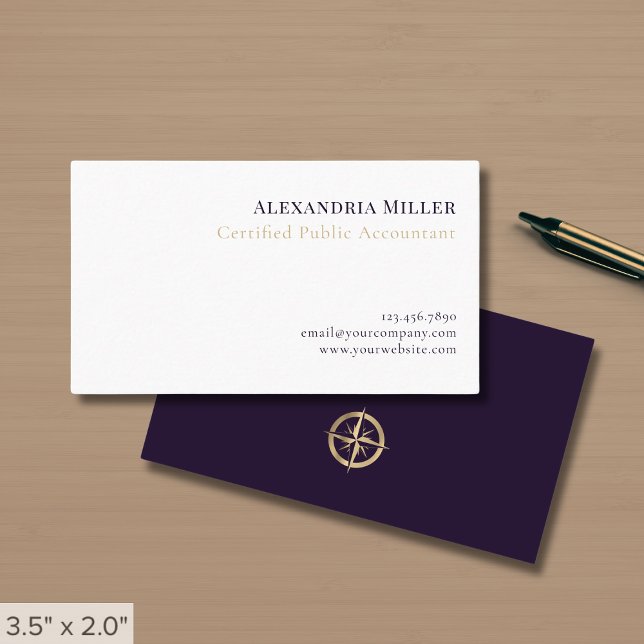 Simple Clean Modern Minimalist Luxury Logo Business Card (Creator Uploaded)