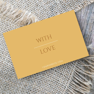 Simple Clean Thank You Reward Coupon Discount Card