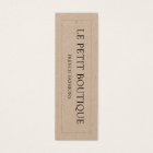 Simple Clothing Kraft Hanging display Price Tag