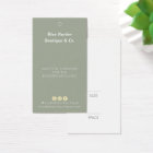 Simple Clothing Store Sage Green Retail Price tag 