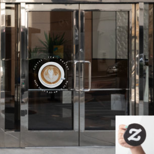 Simple Coffee Cup Coffee Shop Business Open Hour