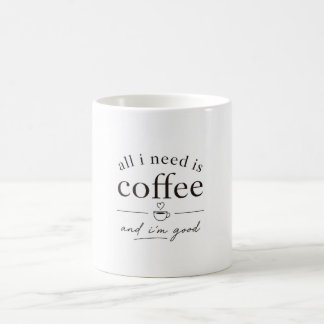 Simple Coffee Quote Mug ☕ Clean Aesthetic Design”