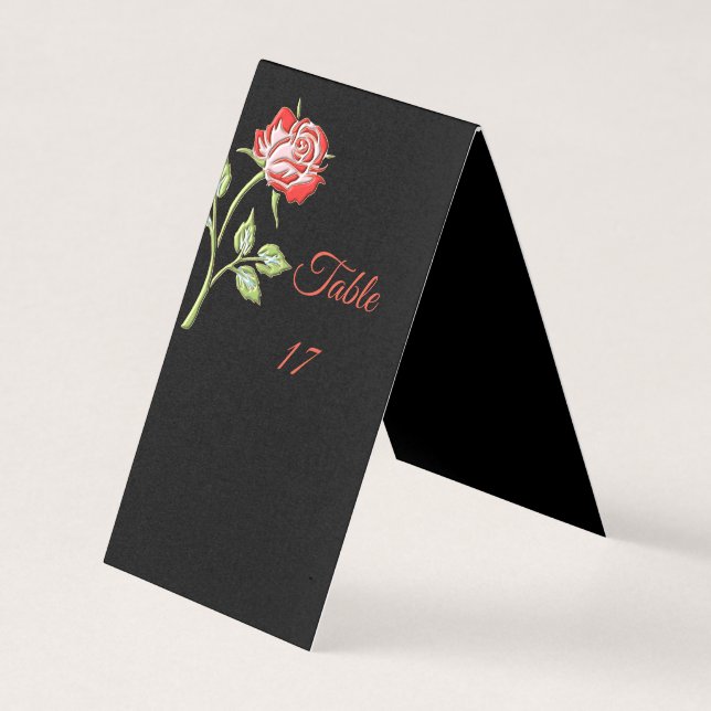 Simple Coloured Rose (Front)