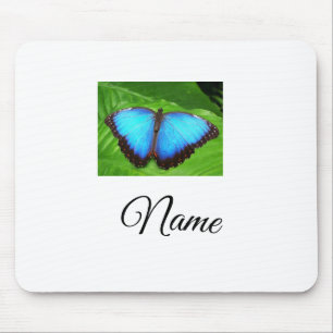 Simple colourful animal add name photo custom butt mouse pad