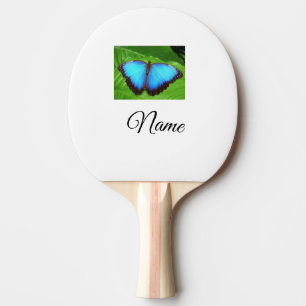 Simple colourful animal add name photo custom butt ping pong paddle