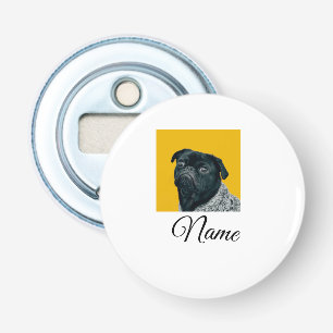 Simple colourful animal add name photo custom thro bottle opener
