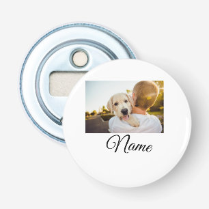 Simple colourful animal add name photo custom thro bottle opener