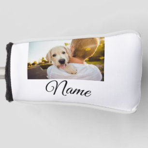 Simple colourful animal add name photo custom thro golf head cover