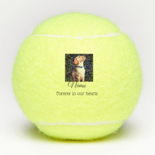 Simple colourful animal add name photo custom thro tennis balls