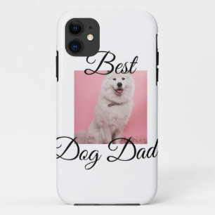 Simple colourful animal add name photo dog Dad gif Case-Mate iPhone Case