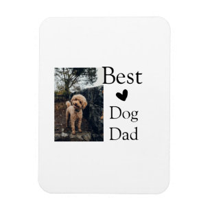 Simple colourful animal add name photo dog dad gif magnet
