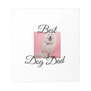 Simple colourful animal add name photo dog Dad gif Notepad