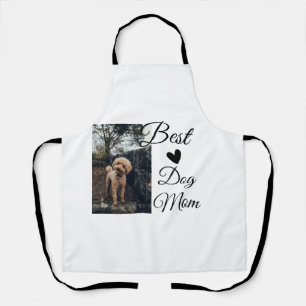 Simple colourful animal add name photo dog mum gif apron