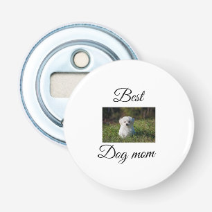 Simple colourful animal add name photo dog mum gif bottle opener