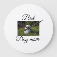 Simple colourful animal add name photo dog mum gif