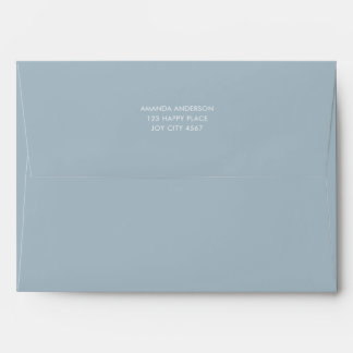 Simple Colourful Bright Solid Light Blue Envelope