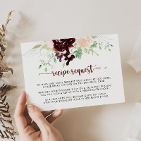 Simple Colourful Classic Wedding Recipe Request