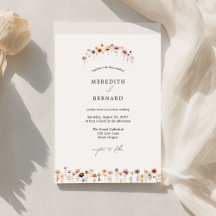 Simple Colourful Floral Wedding