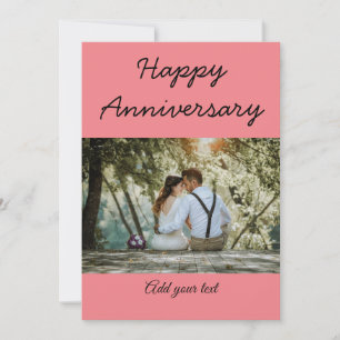 simple colourful minimal happy anniversary photo t