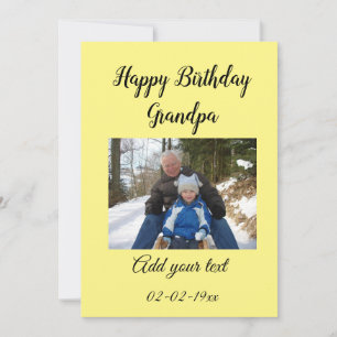 simple colourful minimal photo my grandpa birthday
