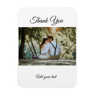 simple colourful minimal thank you add your text c magnet