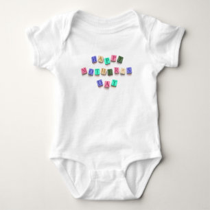 Simple Colourful Mother's Day Tiles   Bodysuit