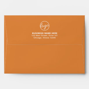 Simple Company Branding Business Logo Orange Envelope