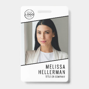 Simple Company Logo Employee ID Badge